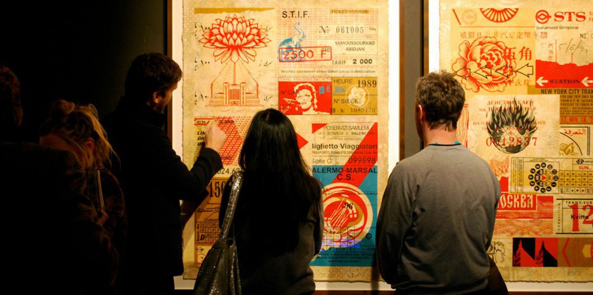We were in charge of the art curation for the Prêt-À-Dîner events by Kofler & Kompanie for three consecutive years. Here’s an artwork by Shepard Fairey from Los Angeles.