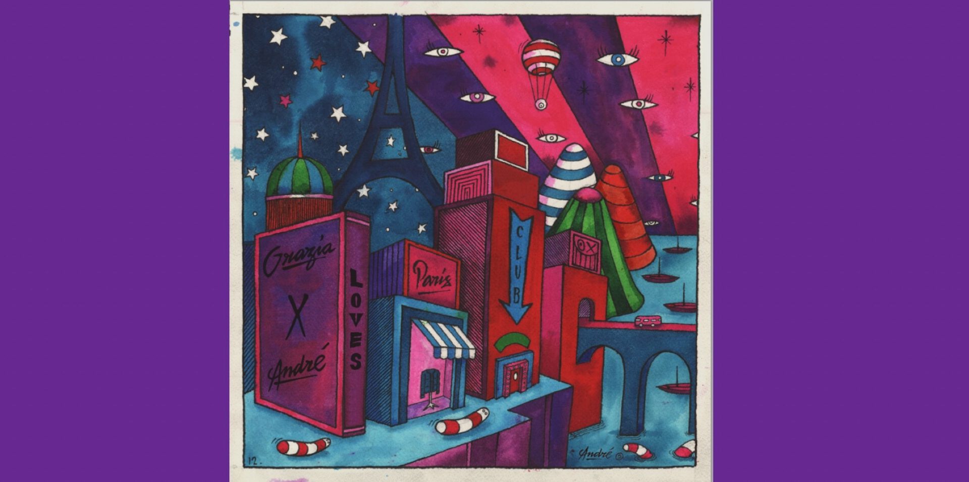 We initiated the development of a limited edition silk scarf by the artist André Saraiva for Grazia. The goal of this project was to strengthen the relationship between the magazine’s readers, business partners and further stakeholders.